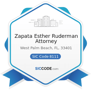 Zapata Esther Ruderman Attorney - SIC Code 8111 - Legal Services