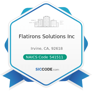 Flatirons Solutions Inc - NAICS Code 541511 - Custom Computer Programming Services