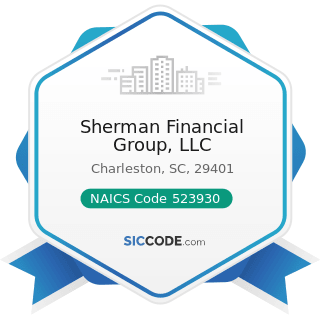 Sherman Financial Group, LLC - NAICS Code 523930 - Investment Advice