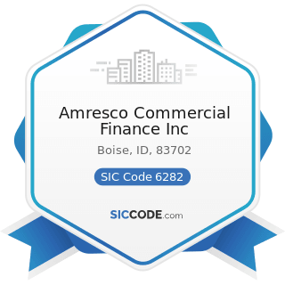 Amresco Commercial Finance Inc - SIC Code 6282 - Investment Advice