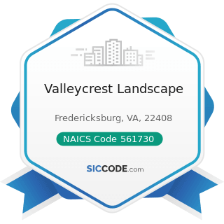 Valleycrest Landscape - NAICS Code 561730 - Landscaping Services