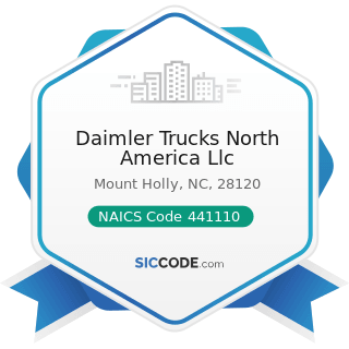 Daimler Trucks North America Llc - NAICS Code 441110 - New Car Dealers