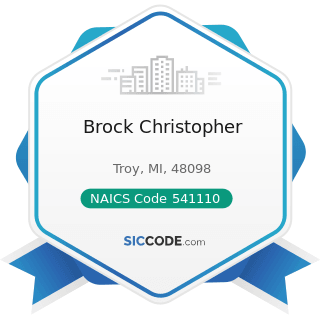 Brock Christopher - NAICS Code 541110 - Offices of Lawyers