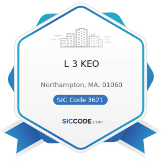 L 3 KEO - SIC Code 3621 - Motors and Generators