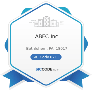 ABEC Inc - SIC Code 8711 - Engineering Services