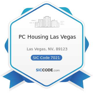 PC Housing Las Vegas - SIC Code 7021 - Rooming and Boarding Houses