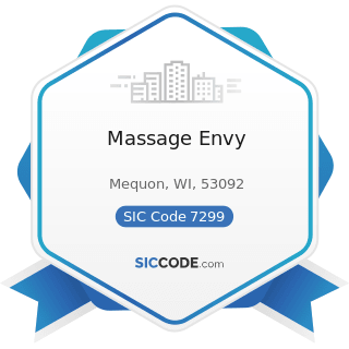 Massage Envy - SIC Code 7299 - Miscellaneous Personal Services, Not Elsewhere Classified