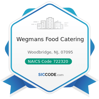 Wegmans Food Catering - NAICS Code 722320 - Caterers