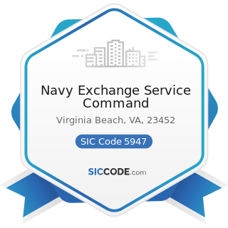 Navy Exchange Service Command - SIC Code 5947 - Gift, Novelty, and Souvenir Shops