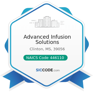 Advanced Infusion Solutions - NAICS Code 446110 - Pharmacies and Drug Stores