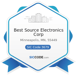 Best Source Electronics Corp - SIC Code 3679 - Electronic Components, Not Elsewhere Classified