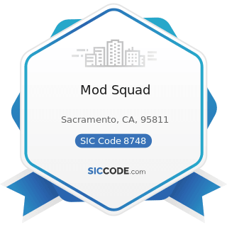 Mod Squad - SIC Code 8748 - Business Consulting Services, Not Elsewhere Classified
