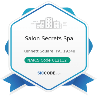 Salon Secrets Spa - NAICS Code 812112 - Beauty Salons