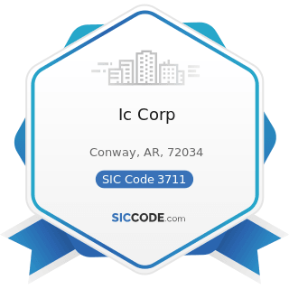 Ic Corp - SIC Code 3711 - Motor Vehicles and Passenger Car Bodies