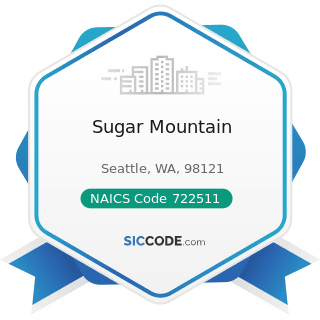 Sugar Mountain - NAICS Code 722511 - Full-Service Restaurants