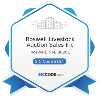 Roswell Livestock Auction Sales Inc - SIC Code 5154 - Livestock