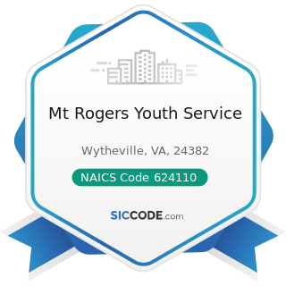 Mt Rogers Youth Service - NAICS Code 624110 - Child and Youth Services
