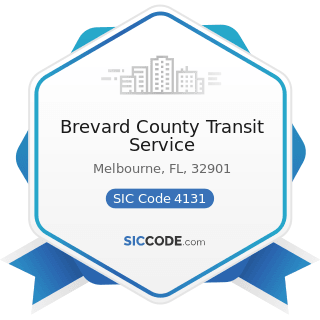 Brevard County Transit Service - SIC Code 4131 - Intercity and Rural Bus Transportation