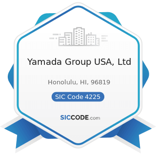 Yamada Group USA, Ltd - SIC Code 4225 - General Warehousing and Storage