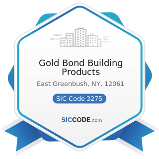 Gold Bond Building Products - SIC Code 3275 - Gypsum Products
