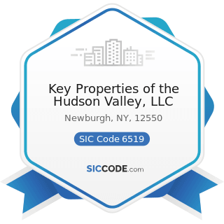 Key Properties of the Hudson Valley, LLC - SIC Code 6519 - Lessors of Real Property, Not...