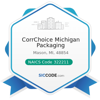 CorrChoice Michigan Packaging - NAICS Code 322211 - Corrugated and Solid Fiber Box Manufacturing