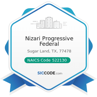 Nizari Progressive Federal - NAICS Code 522130 - Credit Unions