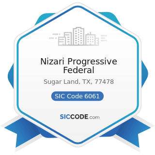 Nizari Progressive Federal - SIC Code 6061 - Credit Unions, Federally Chartered