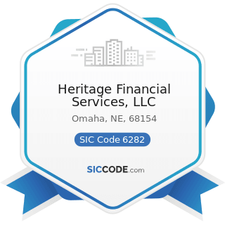 Heritage Financial Services, LLC - SIC Code 6282 - Investment Advice