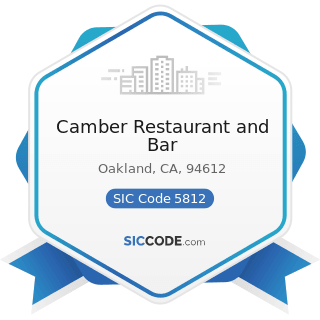 Camber Restaurant and Bar - SIC Code 5812 - Eating Places