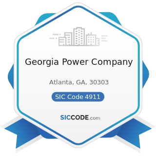 Georgia Power Company - SIC Code 4911 - Electric Services