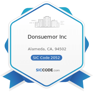 Donsuemor Inc - SIC Code 2052 - Cookies and Crackers