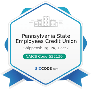 Pennsylvania State Employees Credit Union - NAICS Code 522130 - Credit Unions