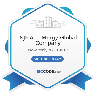 NJF And Mmgy Global Company - SIC Code 8743 - Public Relations Services