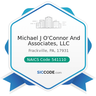 Michael J O'Connor And Associates, LLC - NAICS Code 541110 - Offices of Lawyers