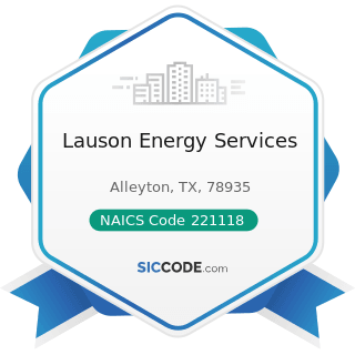 Lauson Energy Services - NAICS Code 221118 - Other Electric Power Generation