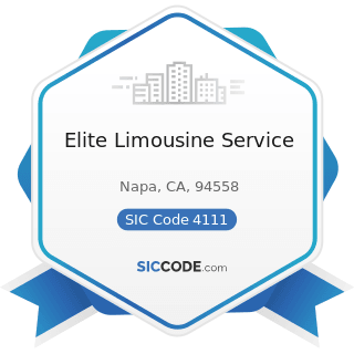 Elite Limousine Service - SIC Code 4111 - Local and Suburban Transit