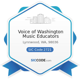 Voice of Washington Music Educators - SIC Code 2721 - Periodicals: Publishing, or Publishing and...