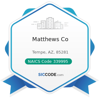 Matthews Co - NAICS Code 339995 - Burial Casket Manufacturing