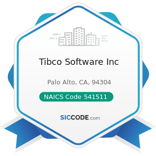 Tibco Software Inc - NAICS Code 541511 - Custom Computer Programming Services