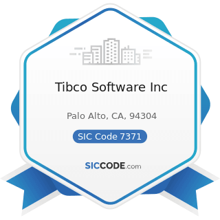 Tibco Software Inc - SIC Code 7371 - Computer Programming Services