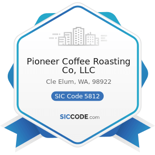 Pioneer Coffee Roasting Co, LLC - SIC Code 5812 - Eating Places