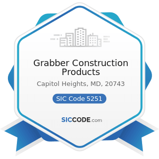 Grabber Construction Products - SIC Code 5251 - Hardware Stores