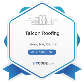 Falcon Roofing - SIC Code 1761 - Roofing, Siding, and Sheet Metal Work