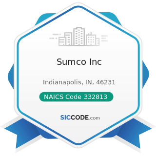 Sumco Inc - NAICS Code 332813 - Electroplating, Plating, Polishing, Anodizing, and Coloring