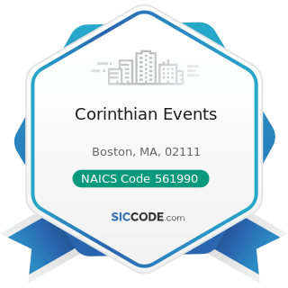 Corinthian Events - NAICS Code 561990 - All Other Support Services