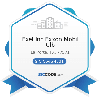Exel Inc Exxon Mobil Clb - SIC Code 4731 - Arrangement of Transportation of Freight and Cargo
