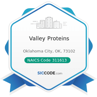 Valley Proteins - NAICS Code 311613 - Rendering and Meat Byproduct Processing