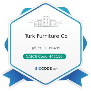 Turk Furniture Co - NAICS Code 442110 - Furniture Stores
