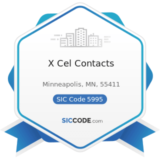 X Cel Contacts - SIC Code 5995 - Optical Goods Stores